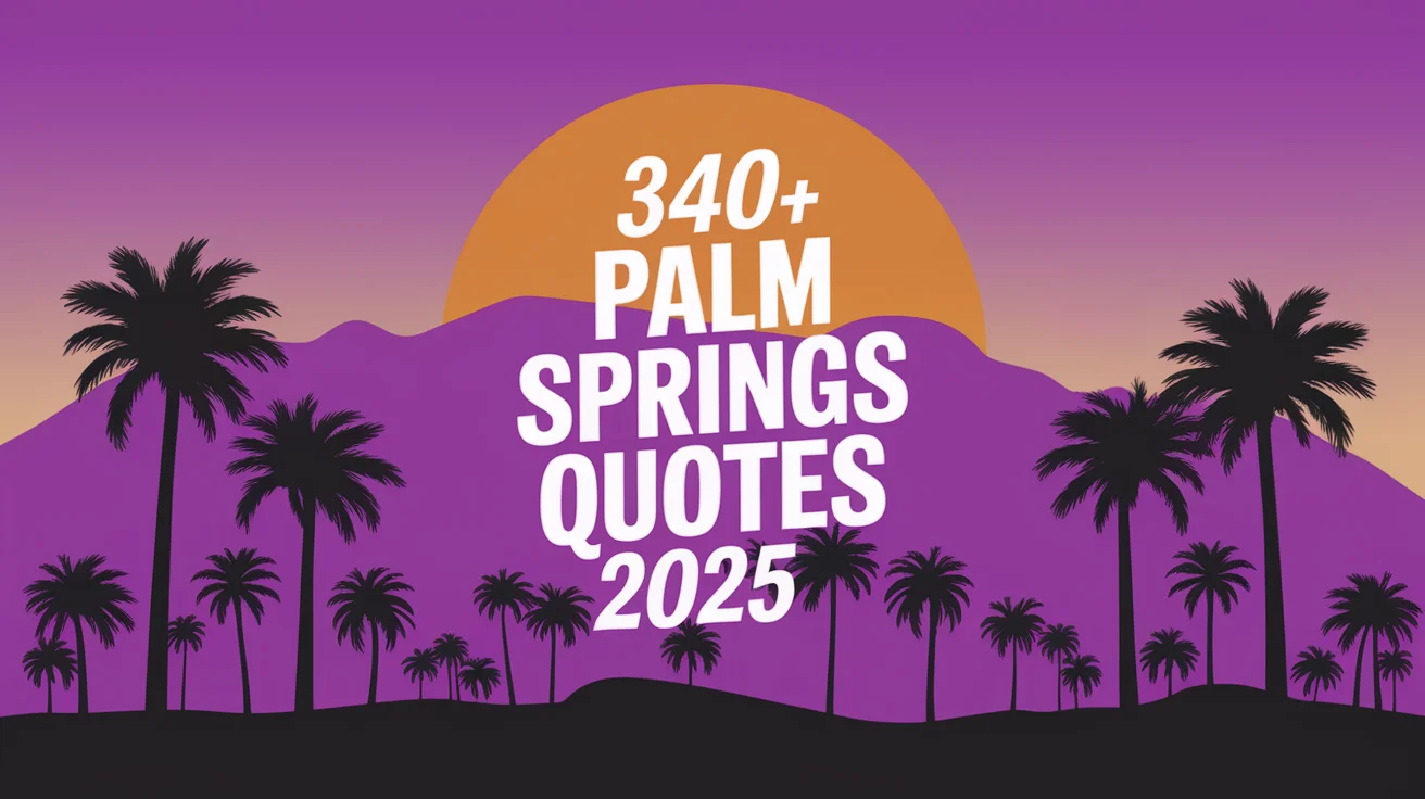 Palm Springs Vibes Captions & Quotes