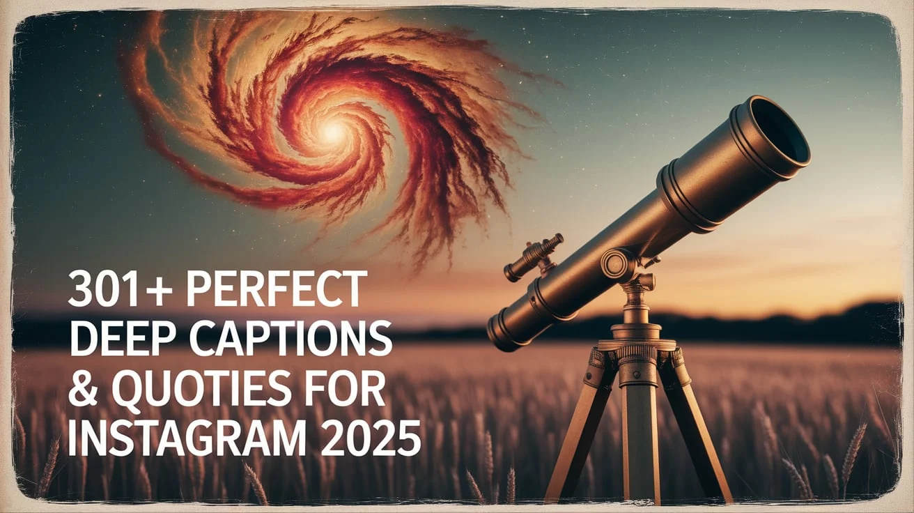 Perfect Deep Captions & Quotes for Instagram