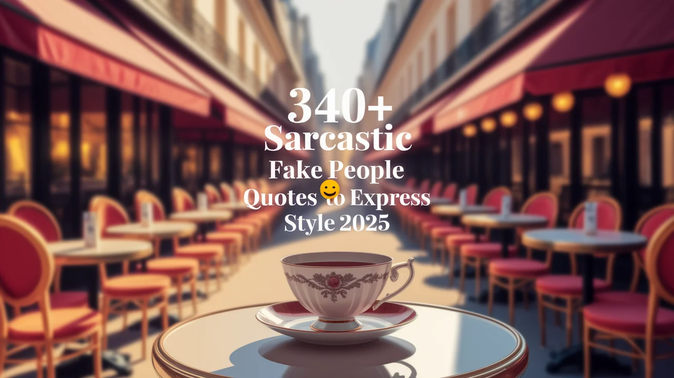 Sarcastic Fake People Quotes To Express Style