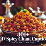 Spicy Chaat Captions for Instagram