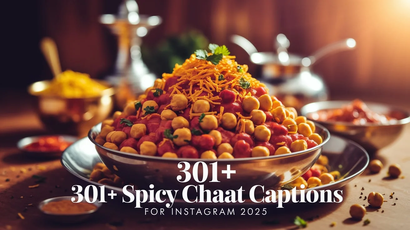 Spicy Chaat Captions for Instagram