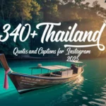 Thailand Quotes and Captions for Instagram