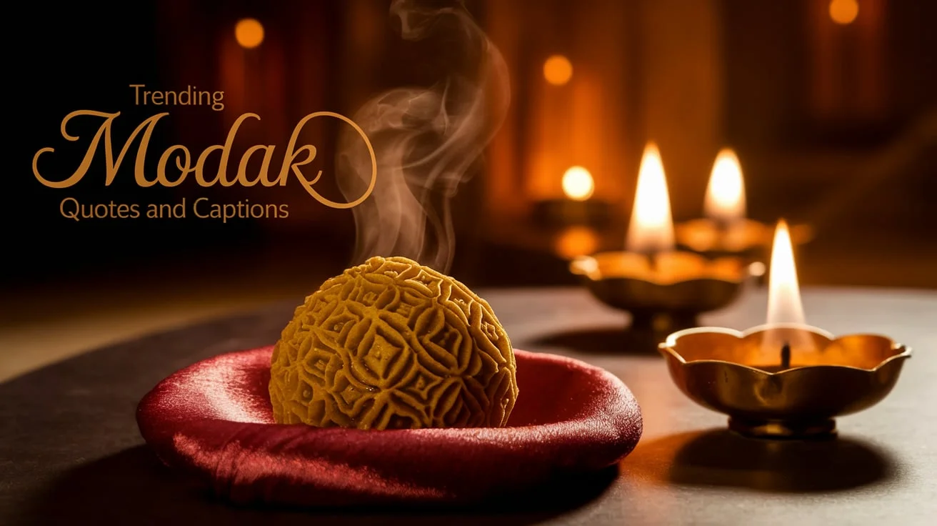 Trending Modak Quotes & Captions