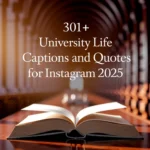 University Life Captions And Quotes For Instagram
