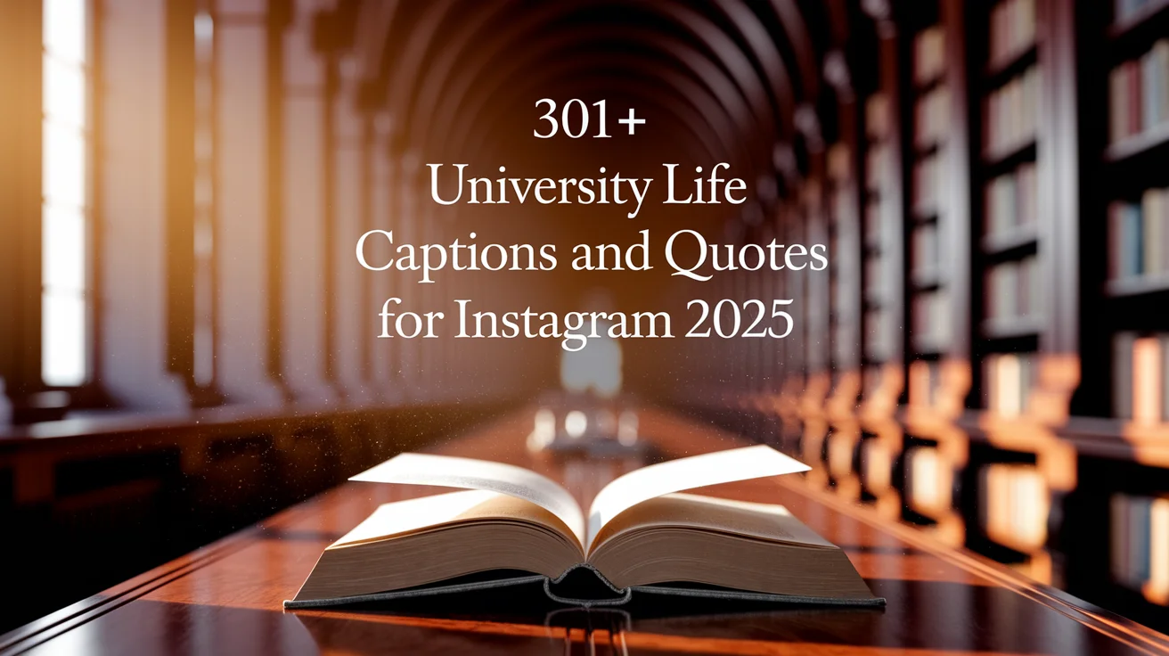 University Life Captions And Quotes For Instagram