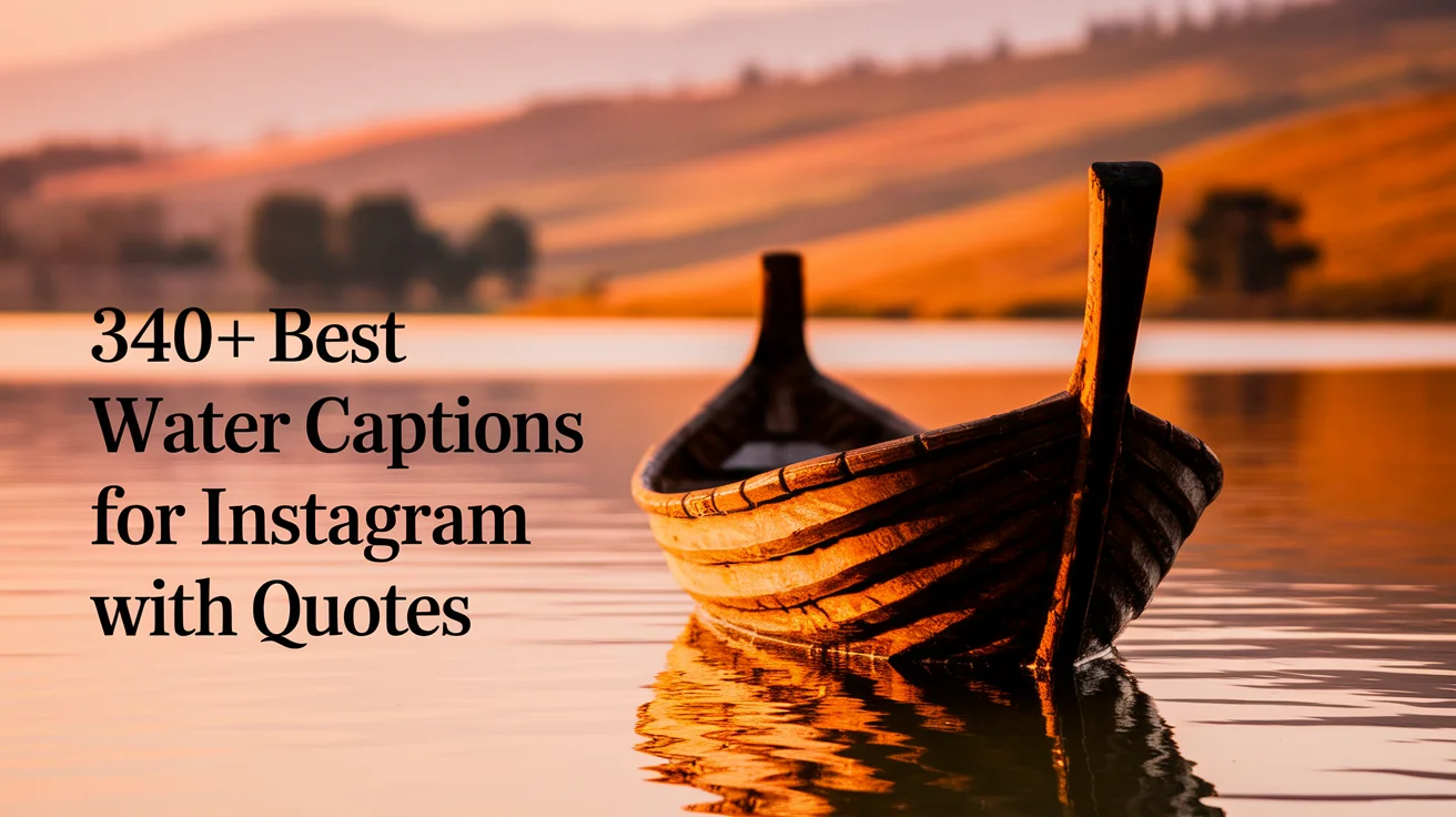 Best Water Captions For Instagram With Quotes