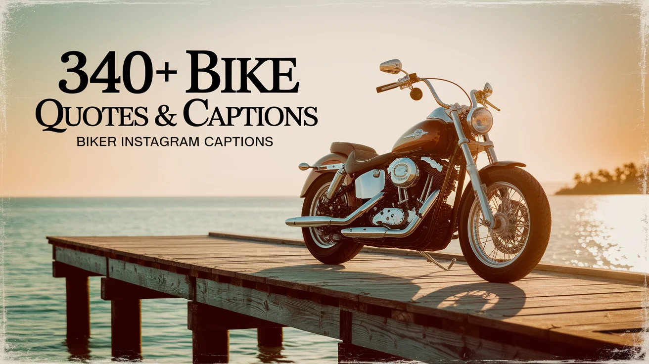 Bike Quotes & Captions | Biker Instagram Captions