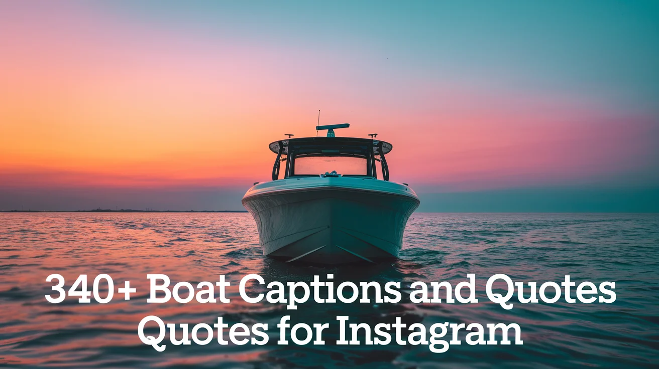 Boat Captions And Quotes For Instagram
