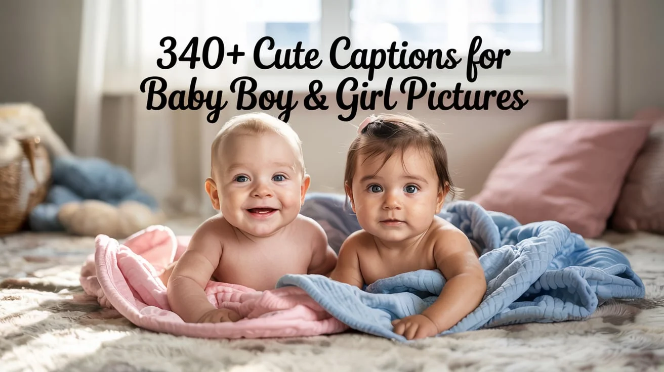 Cute Captions For Baby Boy & Girl Pictures