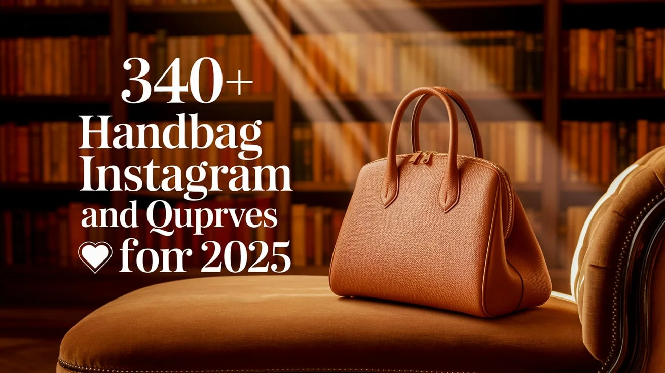 Handbag Instagram Captions And Quotes