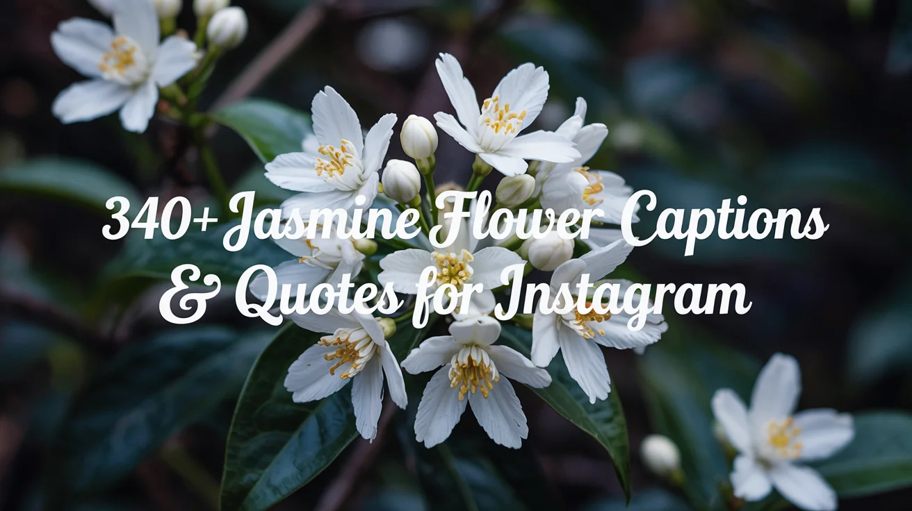 Jasmine Flower Captions & Quotes For Instagram