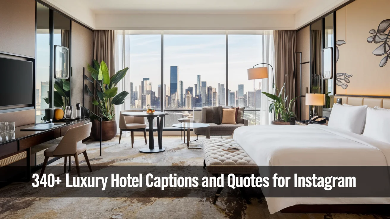 Luxury Hotel Captions And Quotes For Instagram