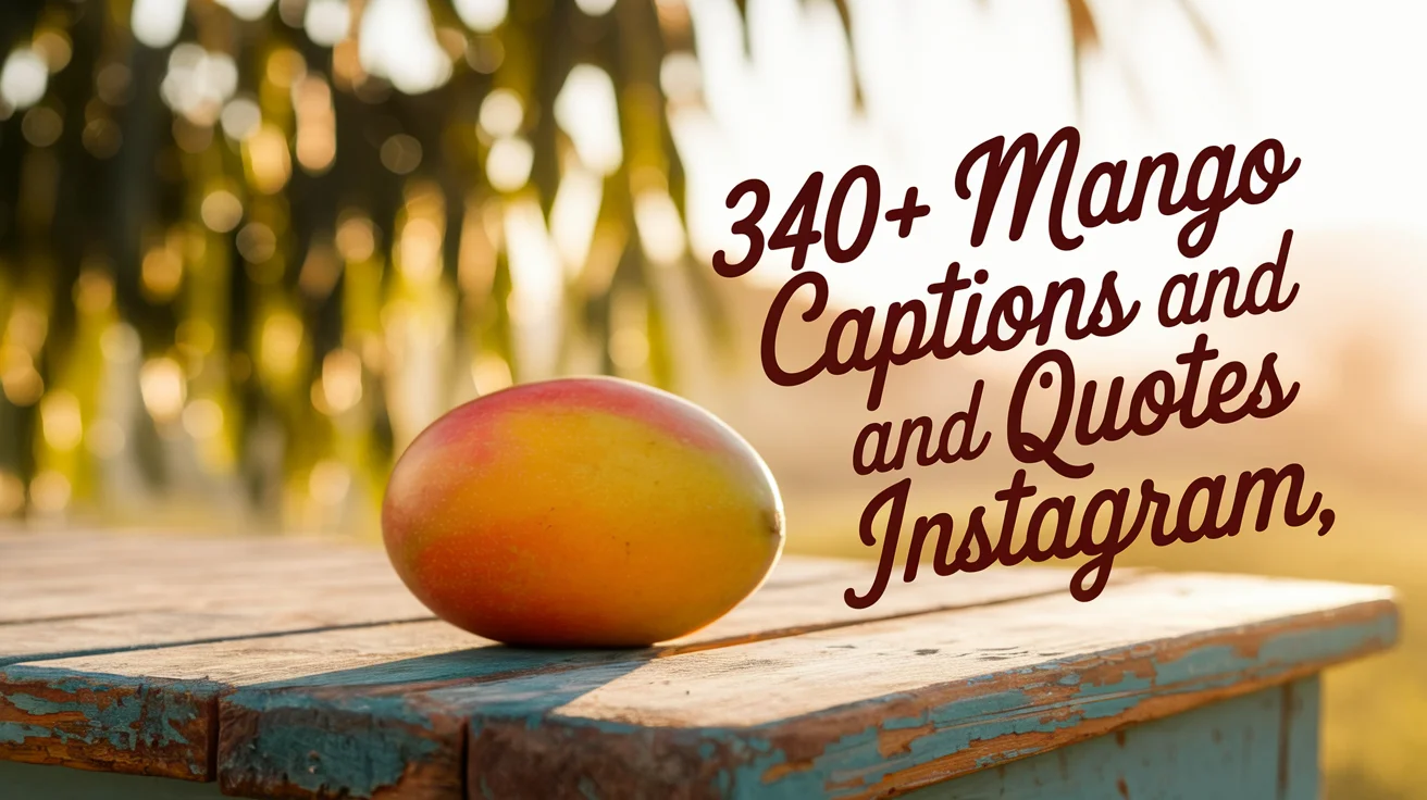 Mango Captions And Quotes For Instagram