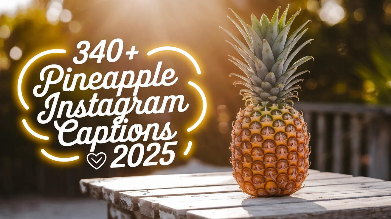 Pineapple Instagram Captions