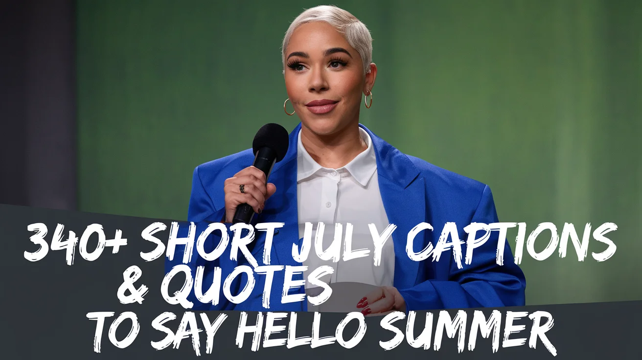 Short July Captions & Quotes To Say Hello Summer