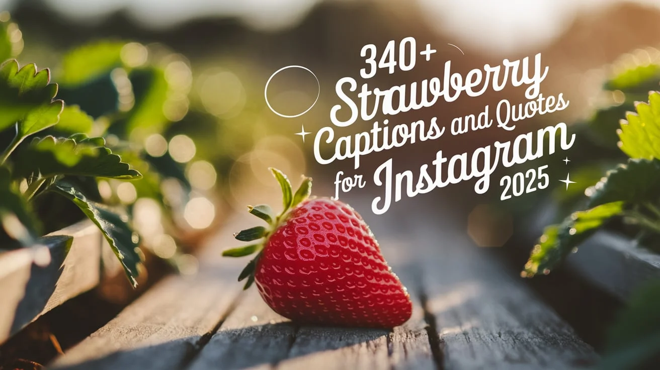 Strawberry Captions And Quotes For Instagram