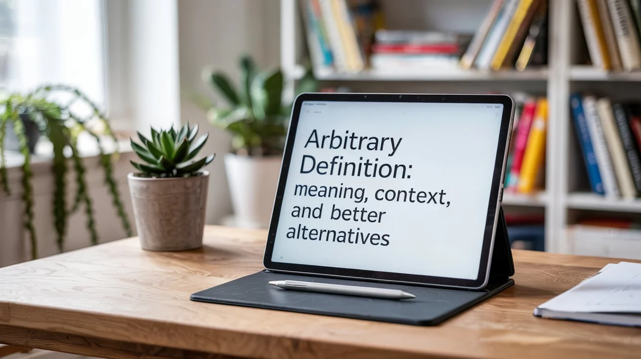Arbitrary Definition