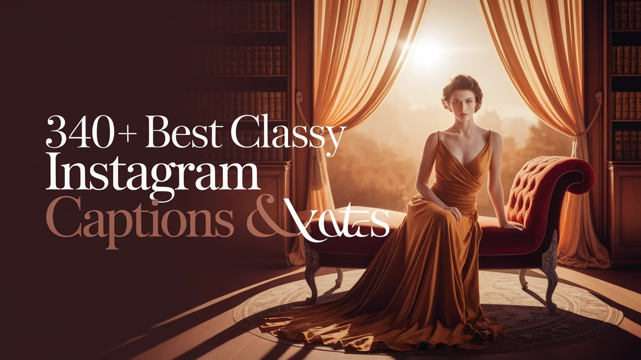 Best Classy Instagram Captions & Quotes