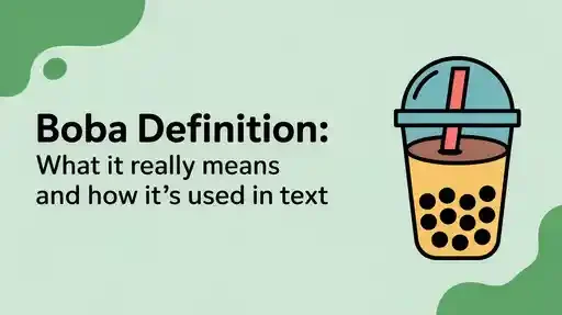 Boba Definition