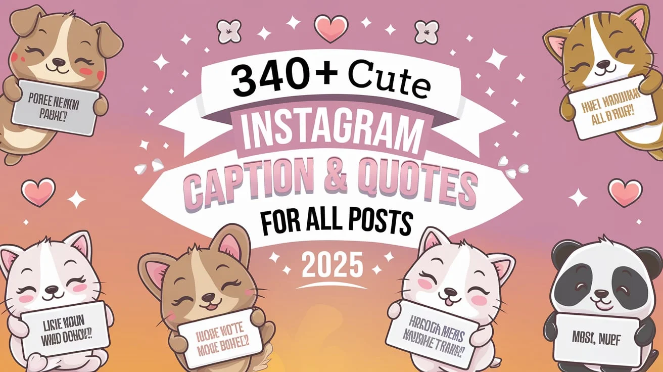Cute Instagram Caption & Quotes For All Posts