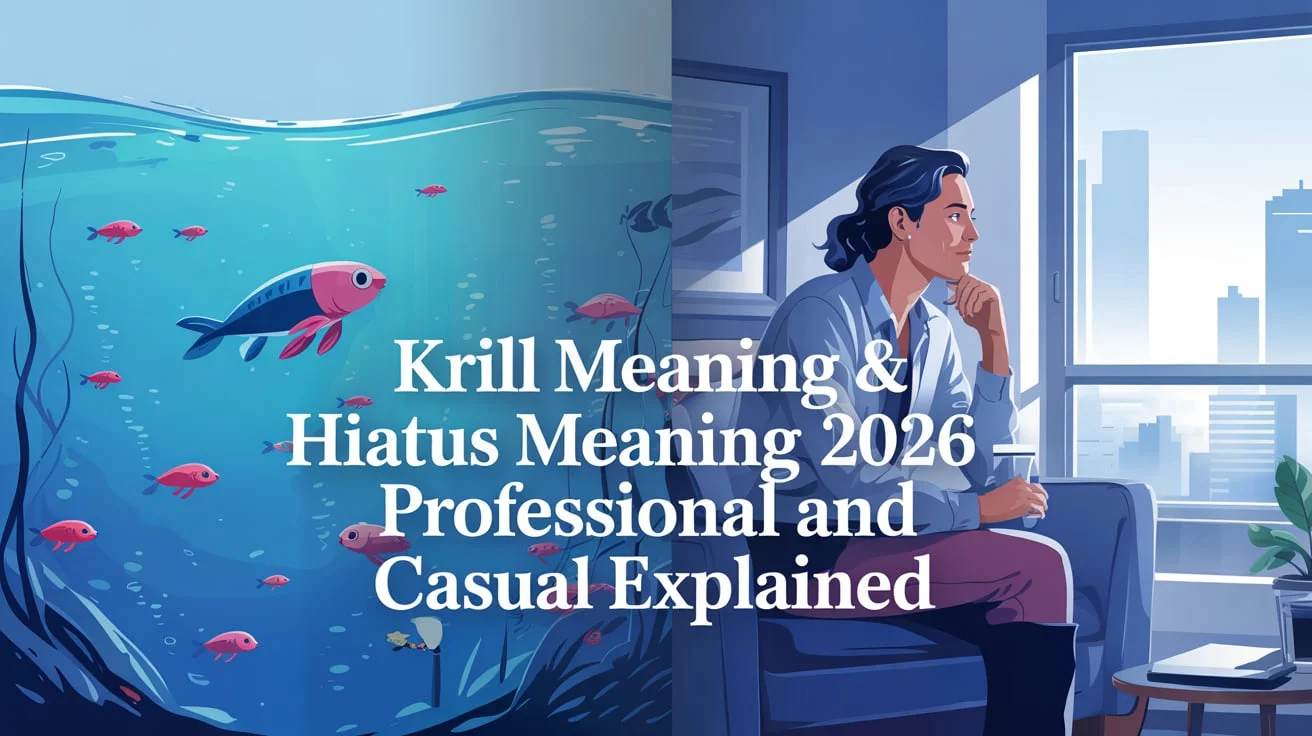 Krill Meaning