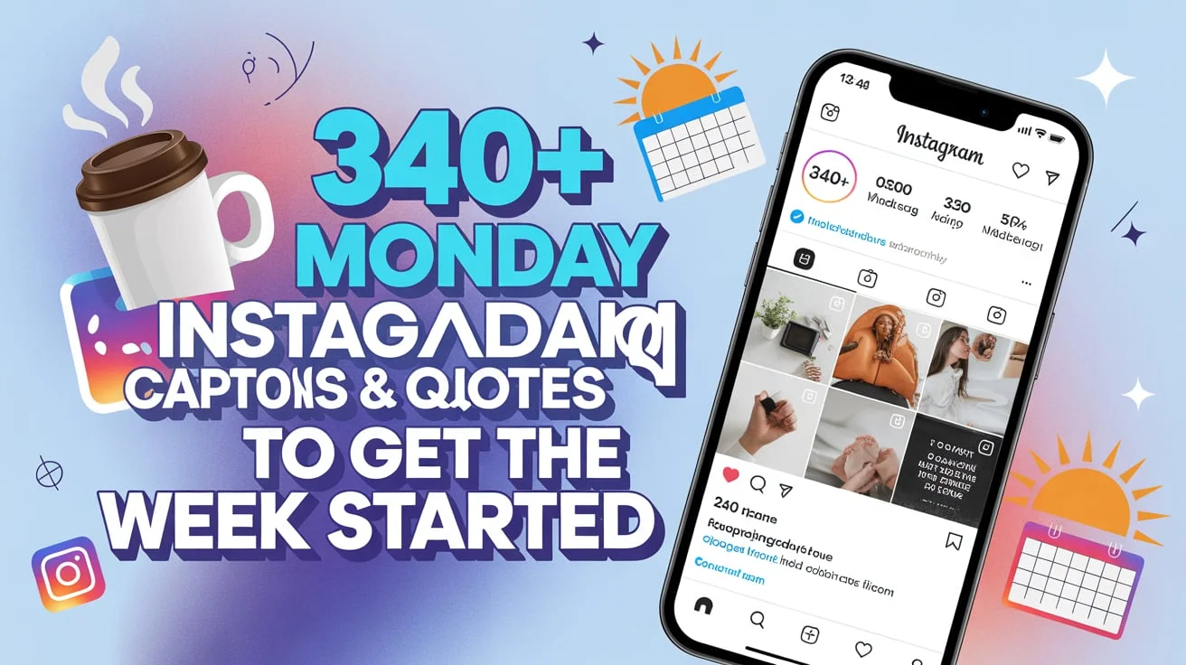 Monday Instagram Captions & Quotes To Get The Week Start