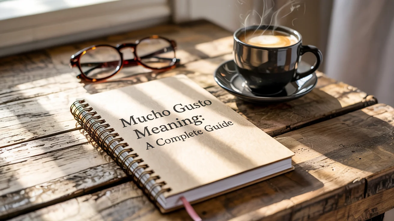 Mucho Gusto Meaning 