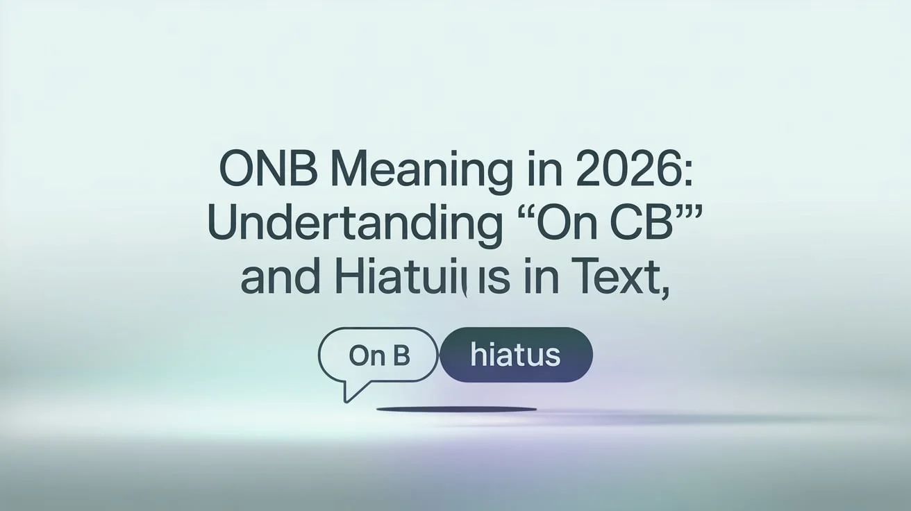 OnB Meaning