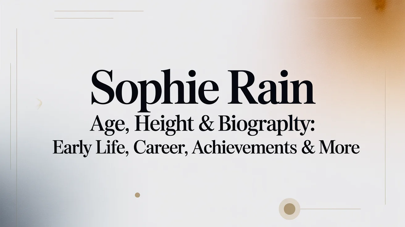 Sophie Rain