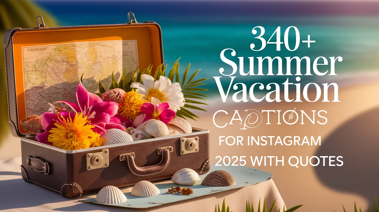 Summer Vacation Captions For Instagram With Quotes