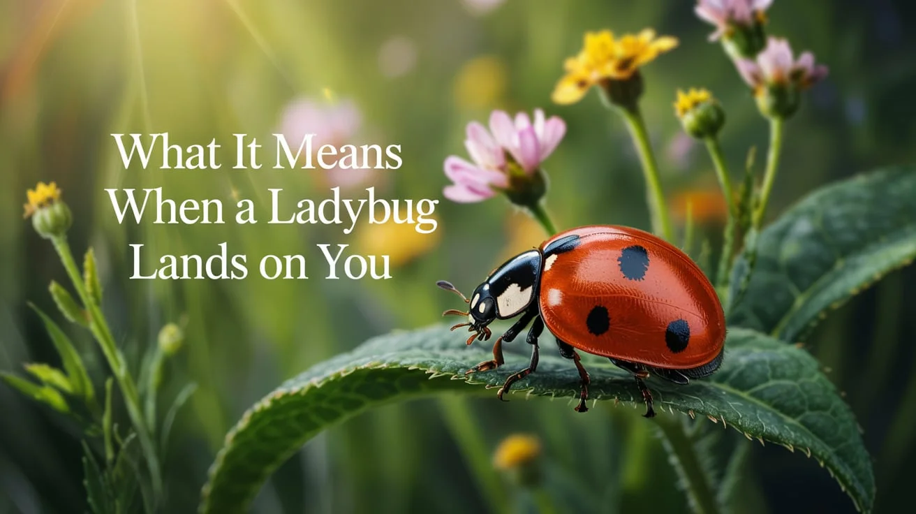 What It Means When a Ladybug Lands on You