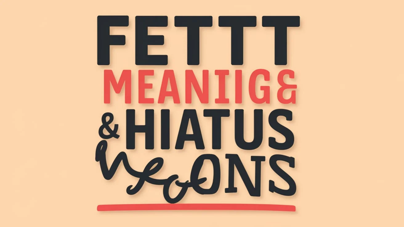 Fett Meaning & Hiatus Meaning