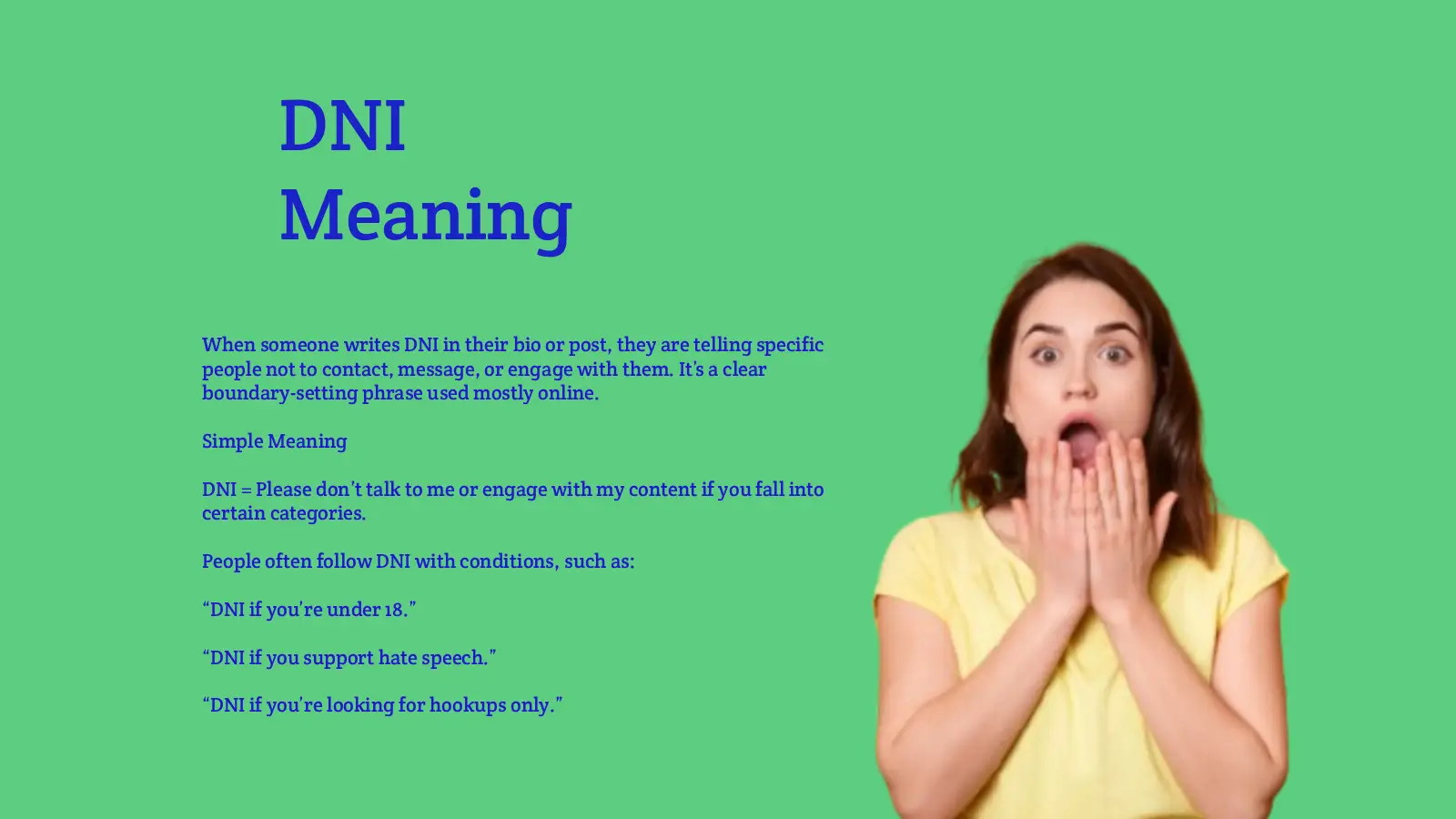 DNI Meaning: The Internet Warning You Ignore