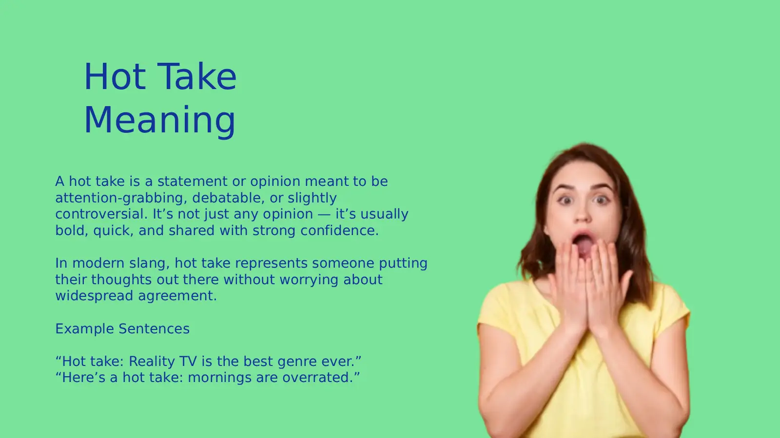 Hot Take Meaning: Why It Sparks Controversy