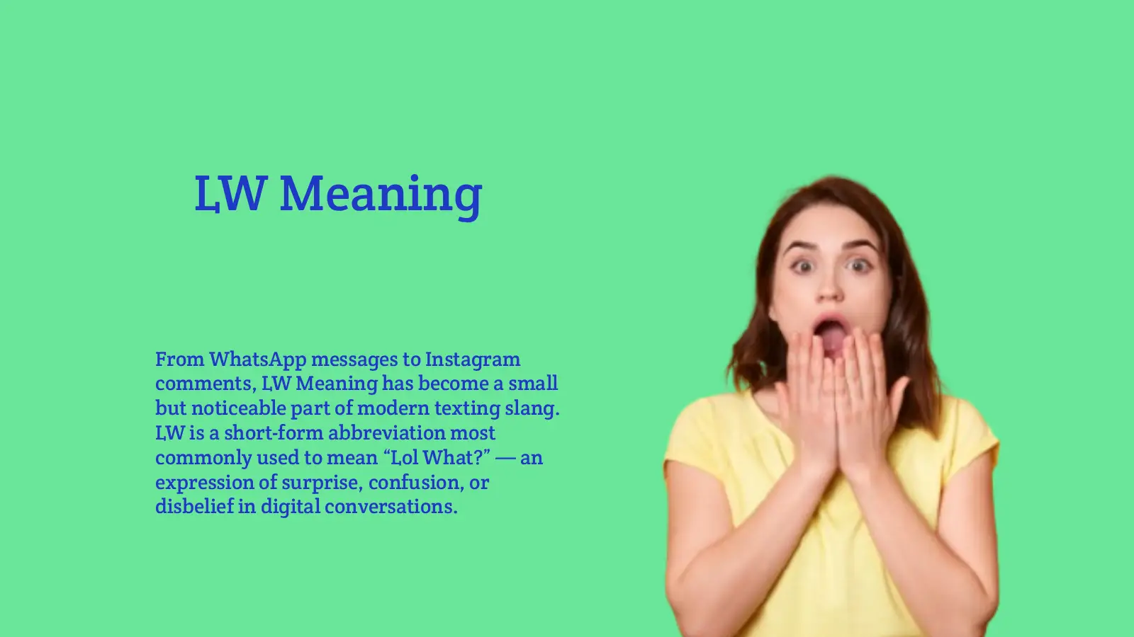 LW Meaning in Text: What Does It Mean?