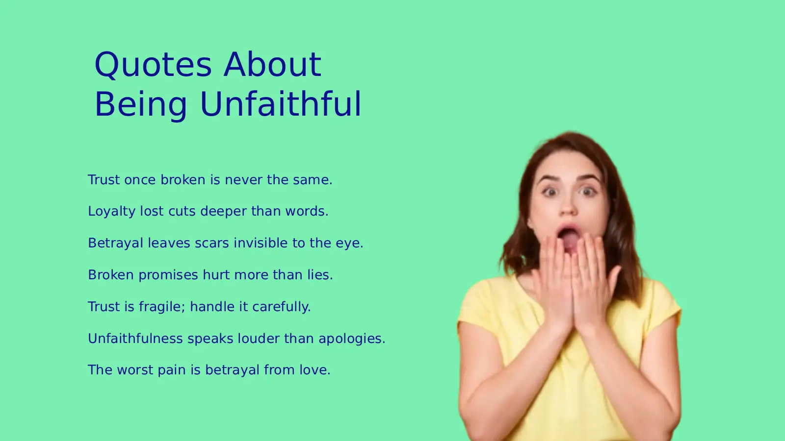 Quotes About Being Unfaithful That Hit Hard