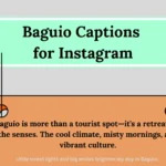 Baguio Captions for Instagram: Cool Weather, Travel & Aesthetic Vibes
