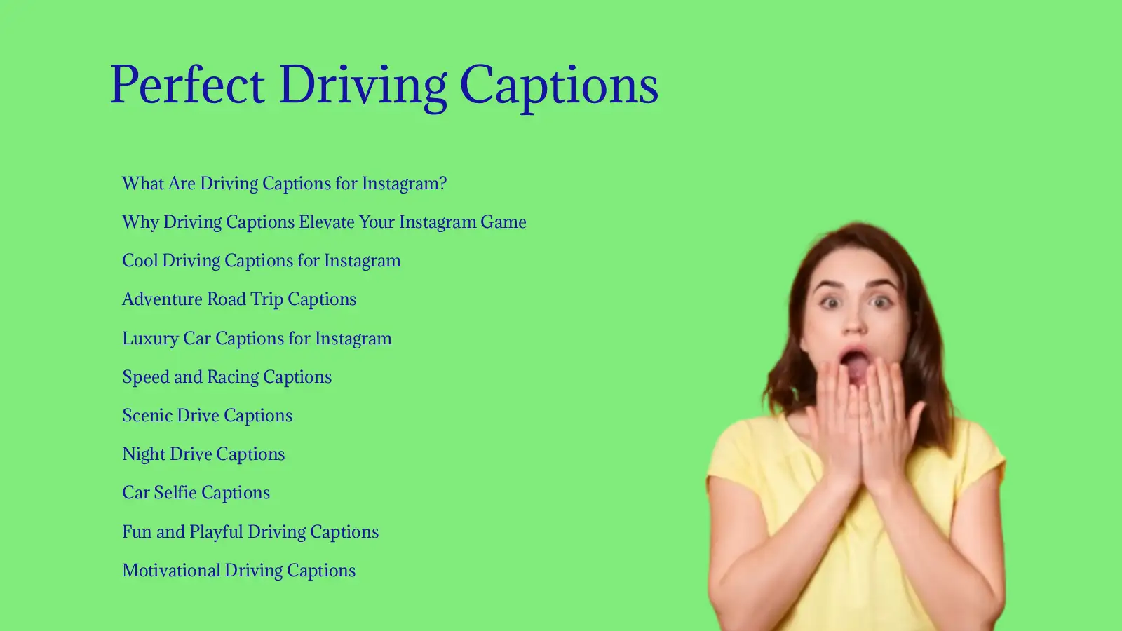 Why Driving Captions Are Important for Your Posts