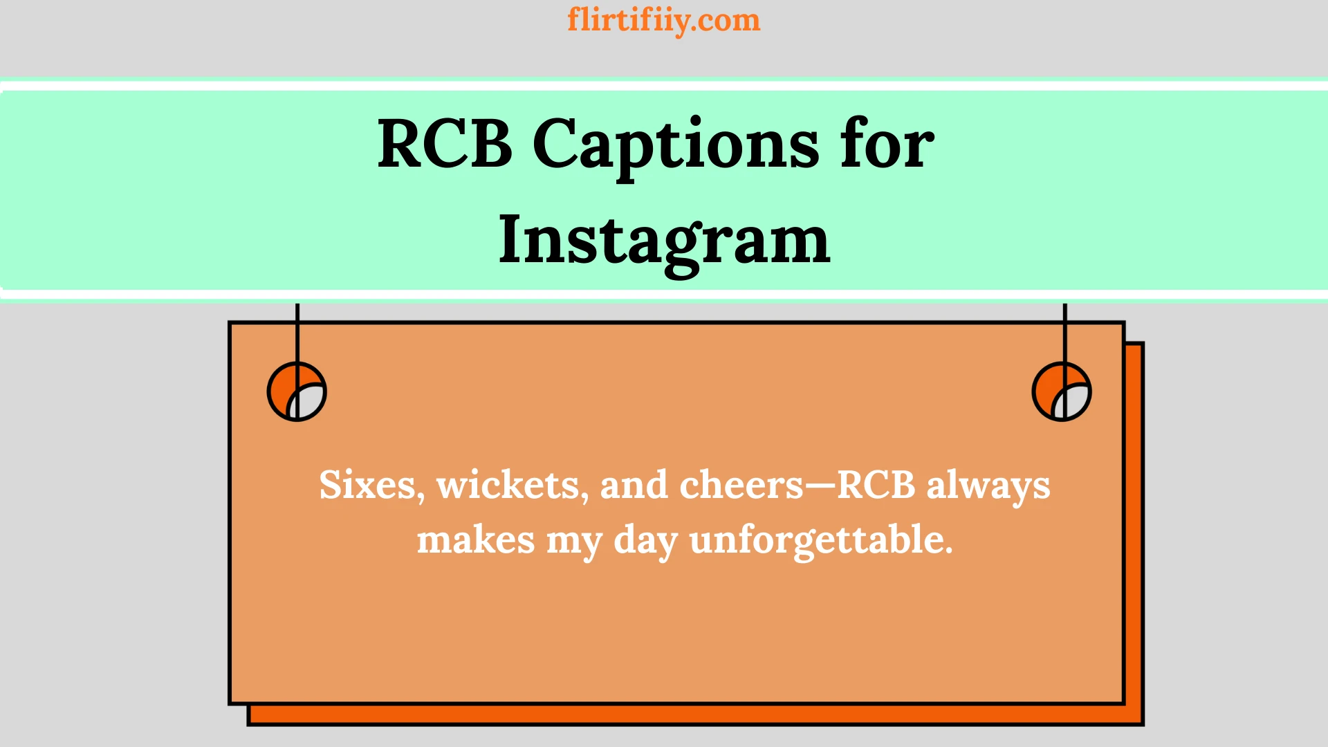 Best RCB Captions for Instagram