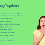 Walking Captions and Quotes