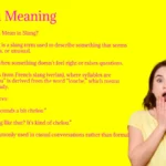 What Does “Chelou” Mean