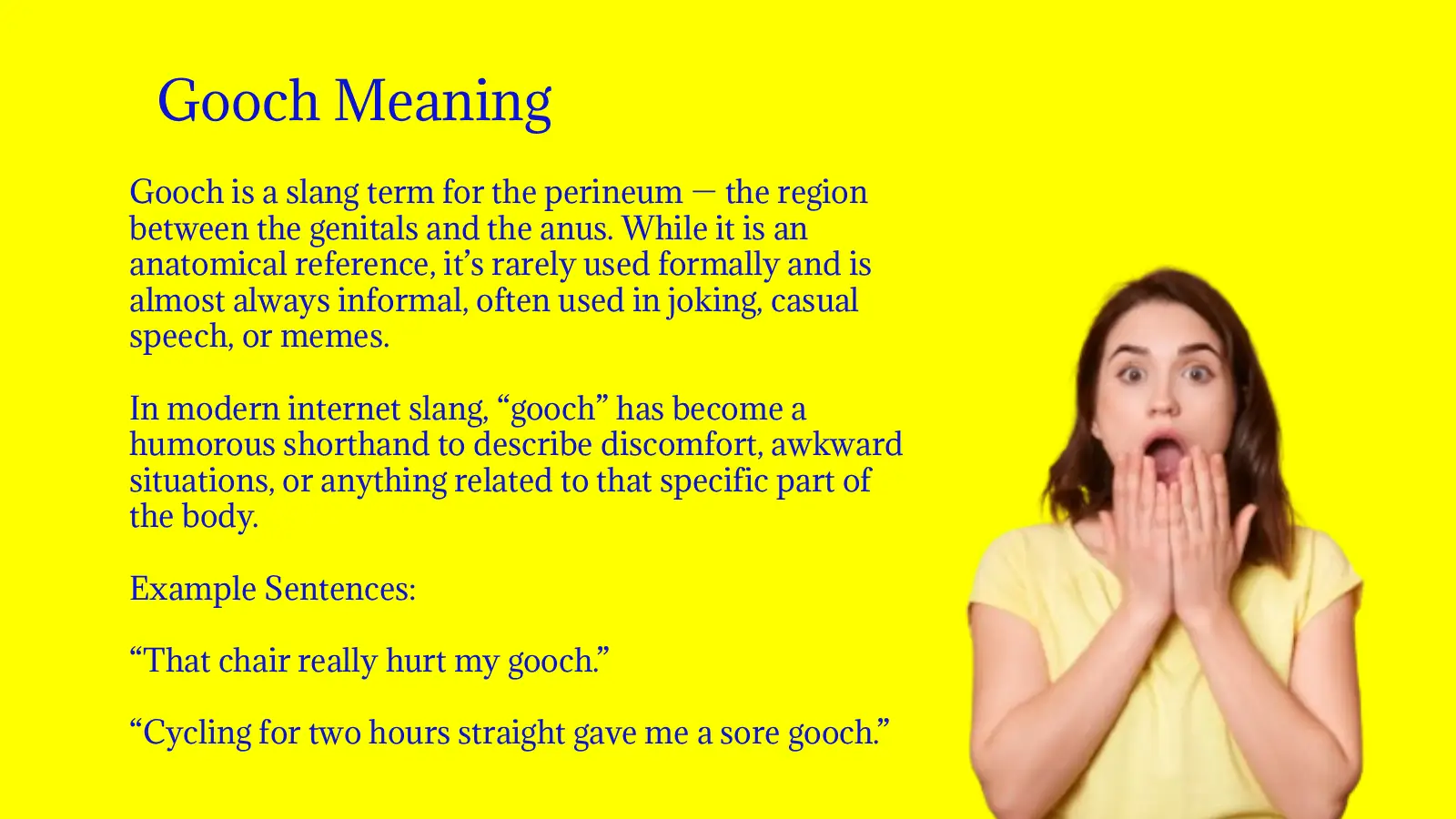 Gooch Meaning