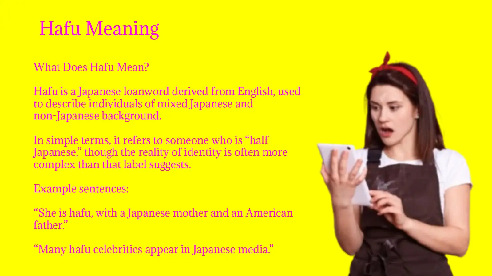 Hafu Meaning