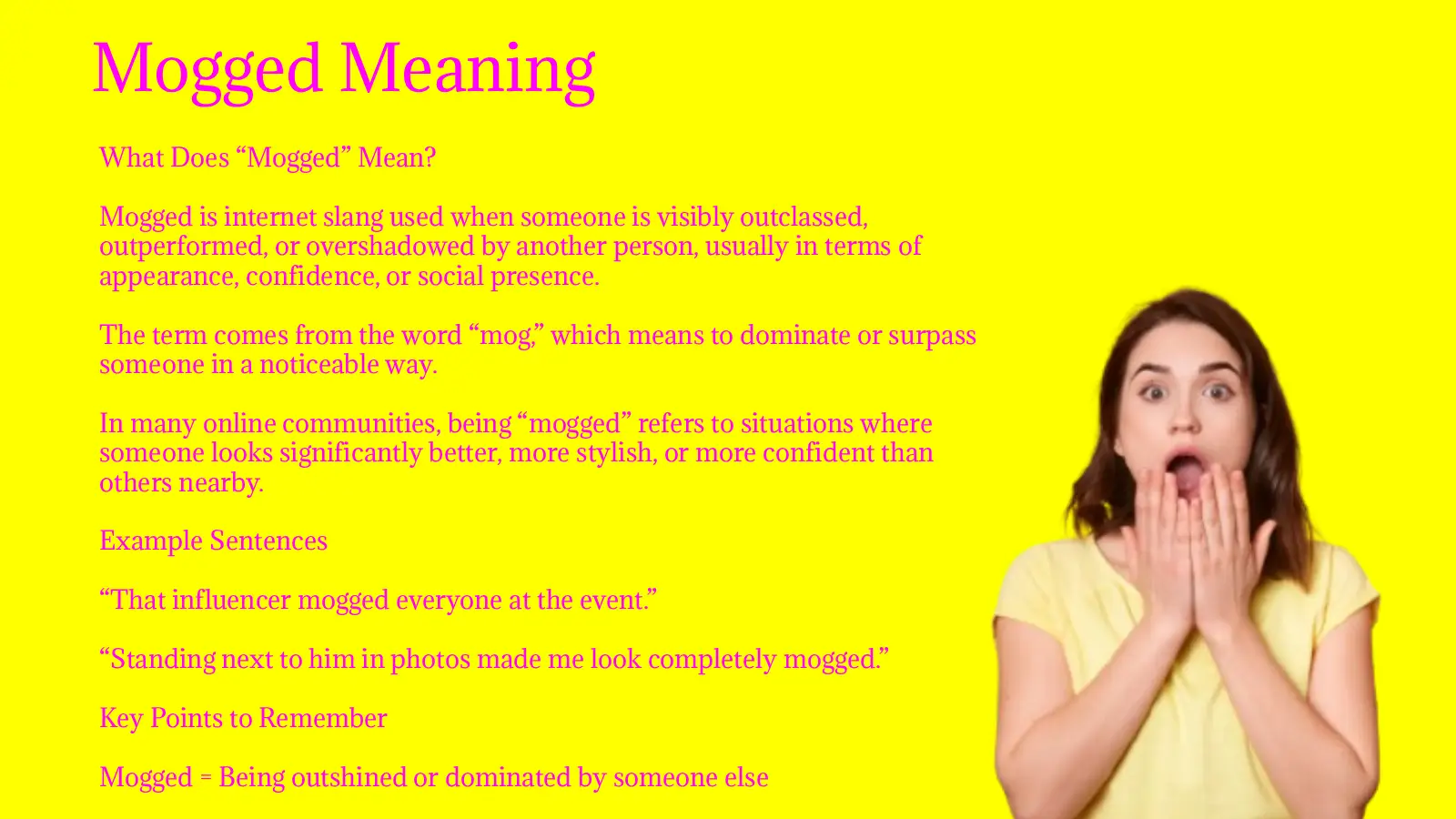 Mogged Meaning