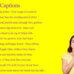 Photography-Inspired Ooty Captions