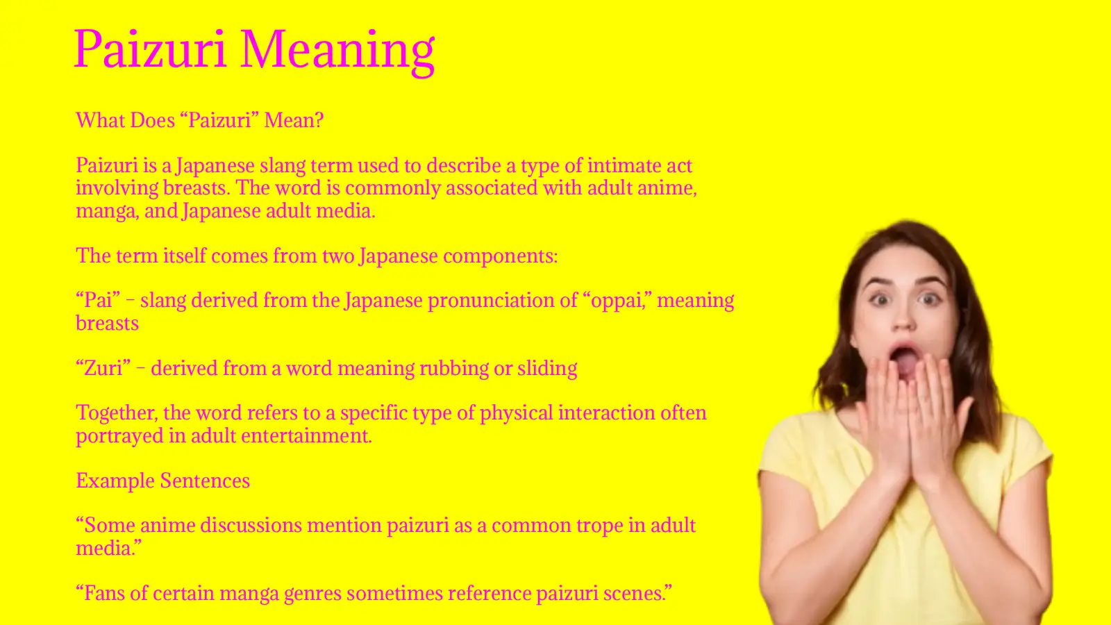 Paizuri Meaning