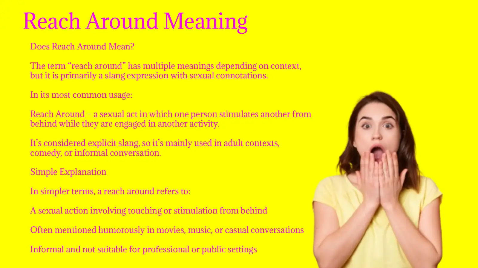 Reach Around Meaning