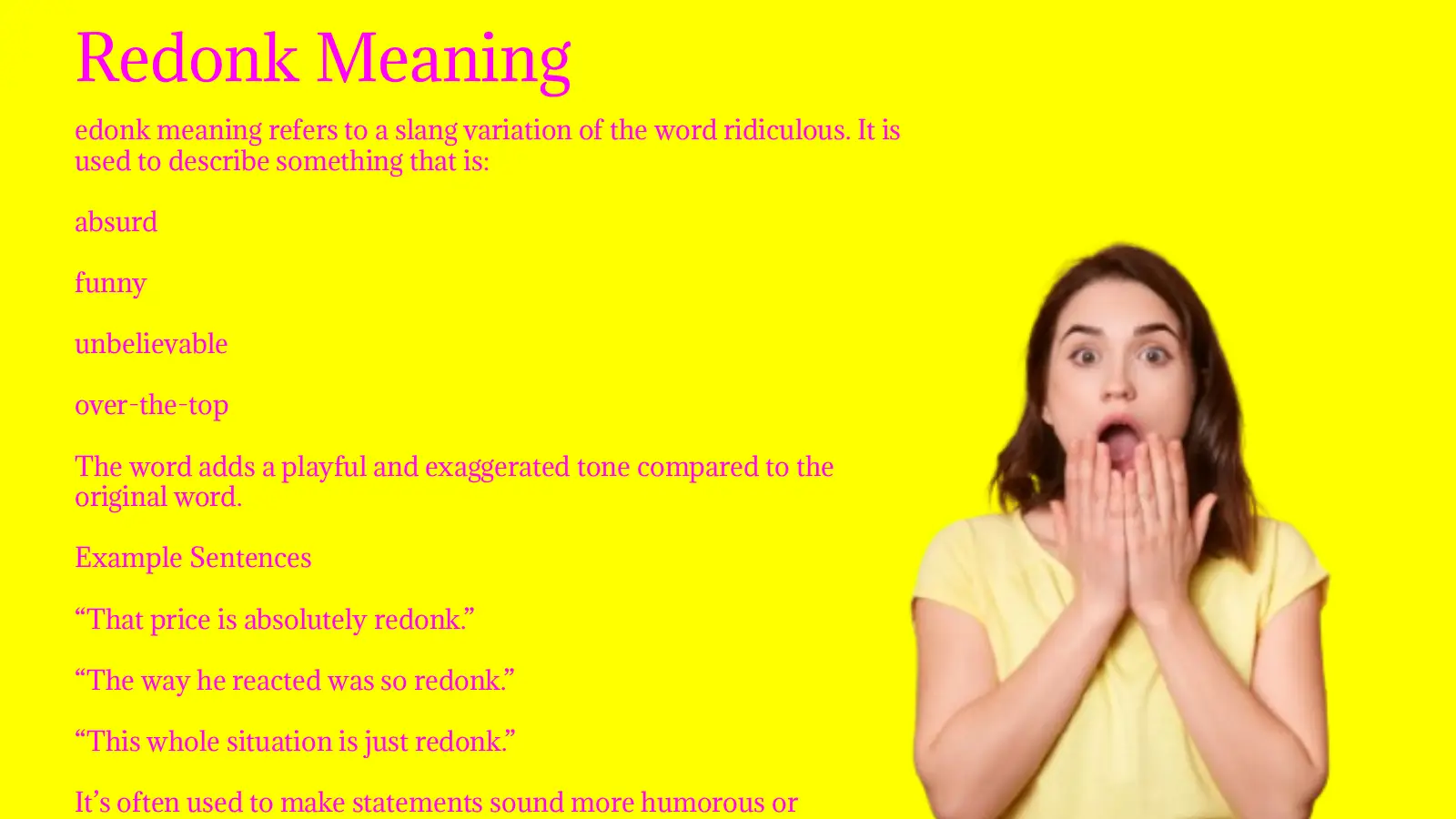 Redonk Meaning