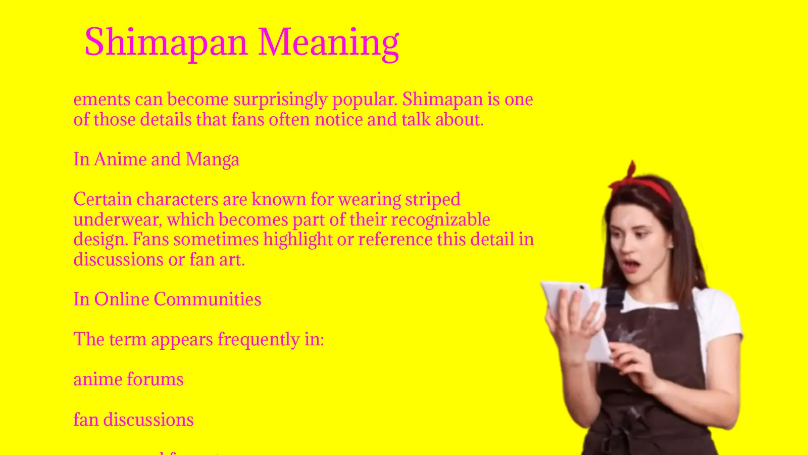 Shimapan Meaning