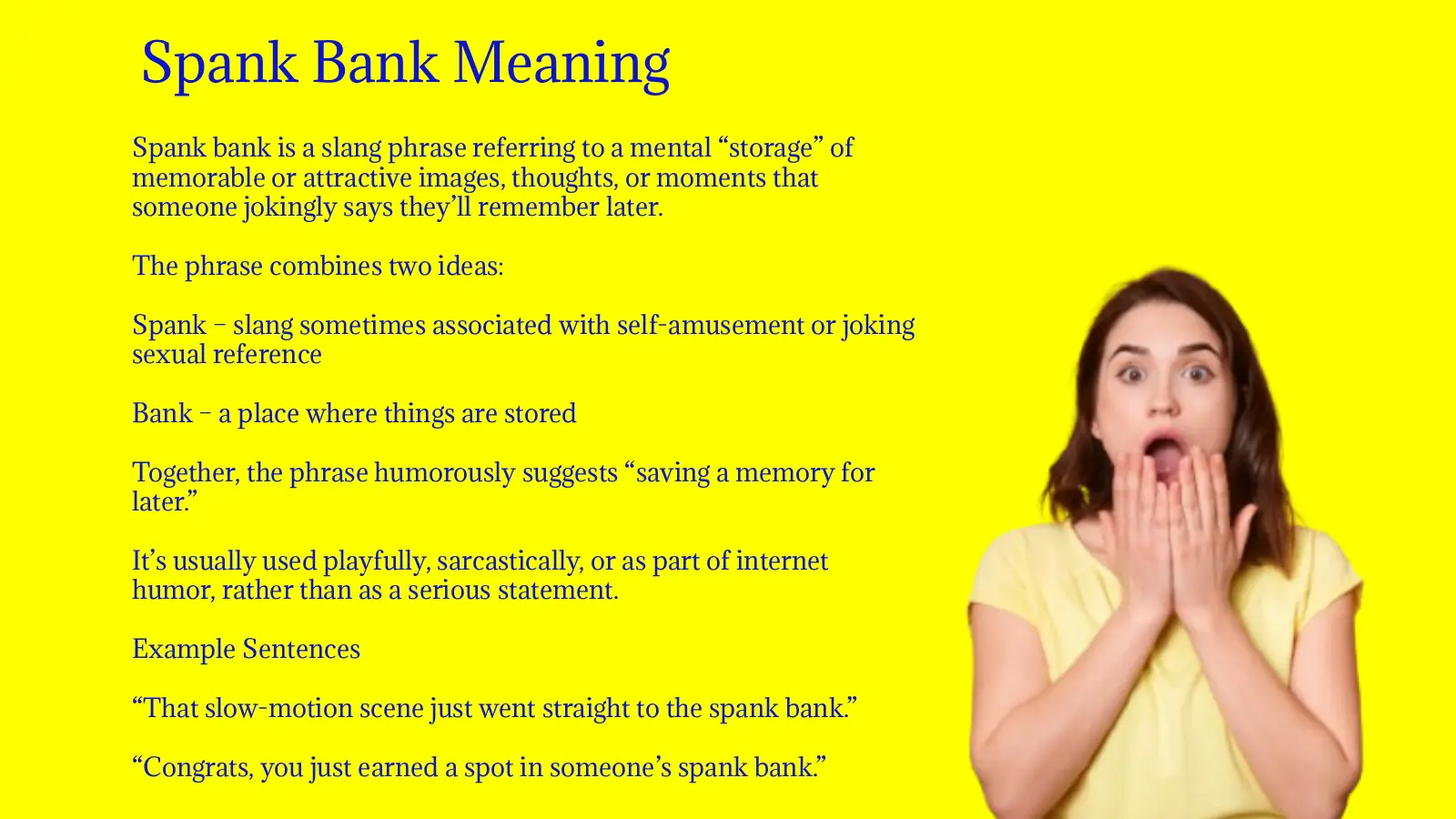 Spank Bank Meaning